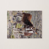 Baby und Mutter Burro Puzzle (Horizontal)