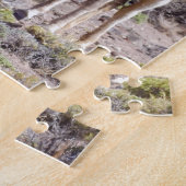 Baby und Mutter Burro Puzzle (Seite)
