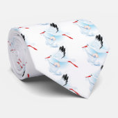 Baby und Stork Krawatte (Gerollt)