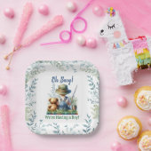 Baby und Teddy Bear | Babyparty Pappteller (Party)