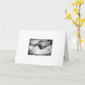 Baby und Vater in der Hand Karte (Gelbe Blume)