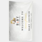 Baby under Construction Baby Dusche Begrüßungsgart Banner (Vertikal)