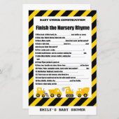 Baby Under Construction Baby Shooting Game PRINTED (Vorne/Hinten)