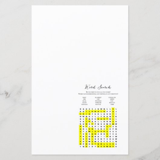 Baby Under Construction Baby Shooting Game PRINTED (Rückseite)