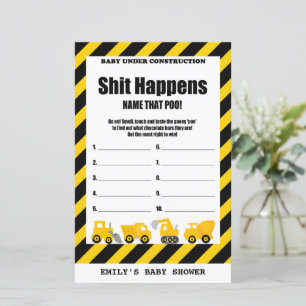 Baby Under Construction Baby Shooting Game PRINTED