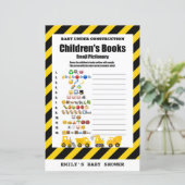 Baby Under Construction Baby Shooting Game PRINTED (Stehend Vorderseite)