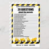 Baby Under Construction Baby Shooting Game PRINTED (Vorne/Hinten)