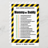 Baby Under Construction Baby Shooting Game PRINTED (Vorne/Hinten)