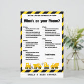 Baby Under Construction Baby Shooting Game PRINTED (Stehend Vorderseite)