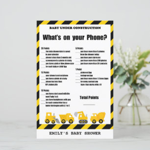 Baby Under Construction Baby Shooting Game PRINTED