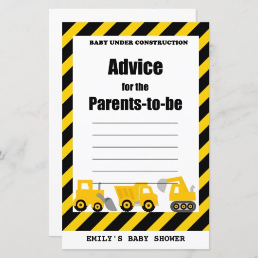 Baby Under Construction Baby Shooting Game PRINTED (Vorne/Hinten)