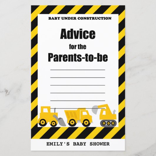 Baby Under Construction Baby Shooting Game PRINTED (Vorderseite)