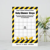 Baby Under Construction Baby Shooting Game PRINTED (Stehend Vorderseite)