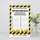 Baby Under Construction Baby Shooting Game PRINTED (Stehend Vorderseite)