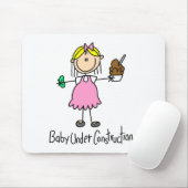 Baby Under Construction Mauspad (Mit Mouse)