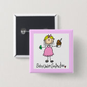 Baby-Under-Construction-T-Shirts und Geschenke Button (Vorne & Hinten)