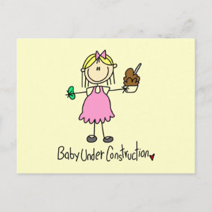 Baby-Under-Construction-T-Shirts und Geschenke Postkarte