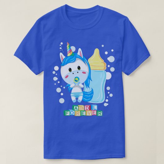 BABY UNICORN ABDL FEIER-ÜBERWACHUNGSspiel T-Shirt (Design vorne)
