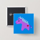 Baby Unicorn Button (Vorne & Hinten)