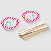 Baby Unicorn, Candy Stripes Fächer (Non-assembled)