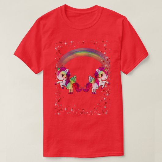 Baby Unicorn Design T-Shirt (Design vorne)