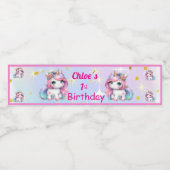 Baby Unicorn Drink Label Wasserflaschenetikett (Einzelnes Label)