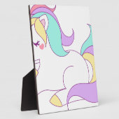 Baby Unicorn Fotoplatte (Seite)