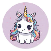 Baby Unicorn Gastgeschenk Stickers