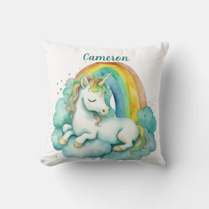 Baby Unicorn Geschlecht Neutral Personalisiert Kissen
