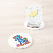 Baby Unicorn Getränkeuntersetzer (Seite)