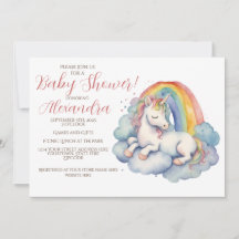 Baby Unicorn Girl Baby Shower
