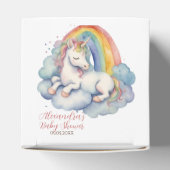 Baby Unicorn Girl Baby Shower Geschenkschachtel (Oben)