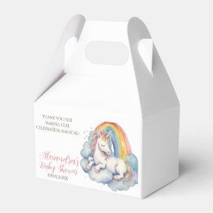 Baby Unicorn Girl Baby Shower Geschenkschachtel