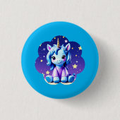 Baby Unicorn in PJ's Button (Vorderseite)