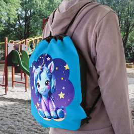 Baby Unicorn in PJ's Drawstring-Rucksack Sportbeutel