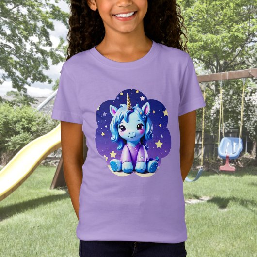 Baby Unicorn in PJ's T - Shirt