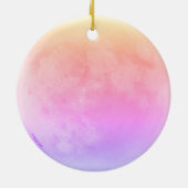 Baby Unicorn Keramik Ornament (Hinten)