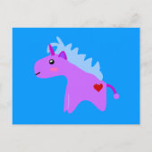 Baby Unicorn Postkarte (Vorderseite)