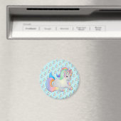Baby Unicorn Rainbow Pony Magnet (In Situ (Geschirrspüler))
