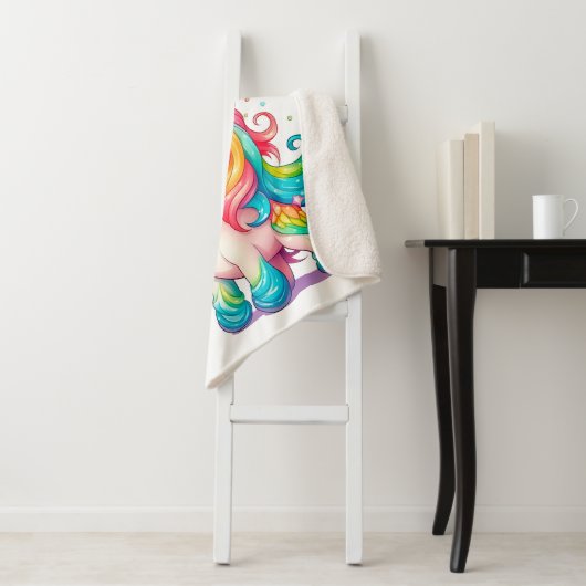 "Baby Unicorn" Sherpadecke (Beispiel)