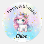 Baby Unicorn stickers (Vorderseite)