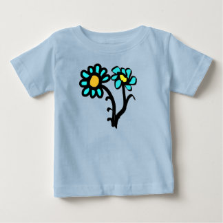 Baby Unisex-T-Shirt Blumen T-shirt