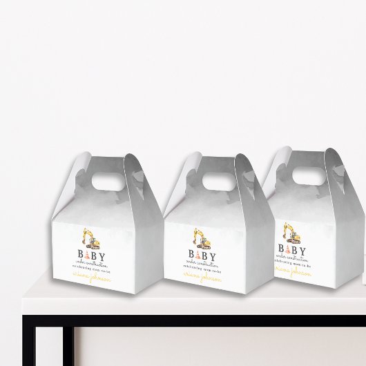 Baby unter Baukinderdusche Geschenkschachtel