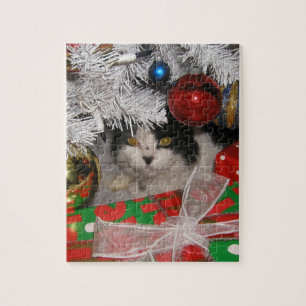 Baby unter dem Weihnachtsbaum Puzzle