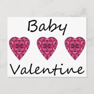 Baby Valentine Feiertagspostkarte