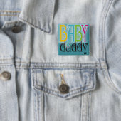 Baby-Vati - Geschlechts-neutrale Person Button (Beispiel)