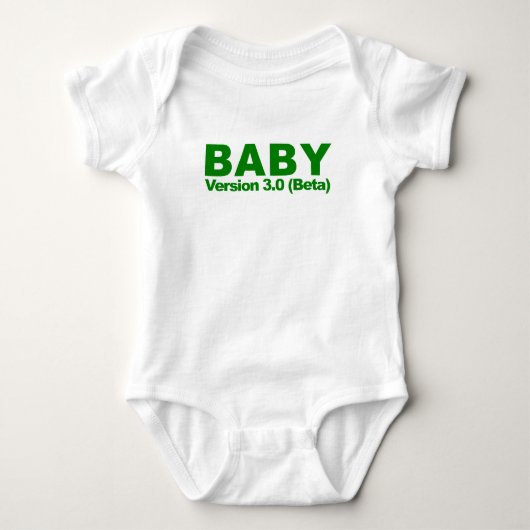 BABY Version 3,0 (Beta) Strampler (Vorderseite)