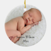 Baby-Verzierung Keramik Ornament (Hinten)