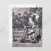"Baby" Vintage Buchillustration Postkarte (Vorne/Hinten)