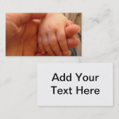 Baby-Visitenkarte Visitenkarte (Vorne/Hinten)